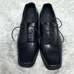 Constep Black Leather Dress shoes Sz 44